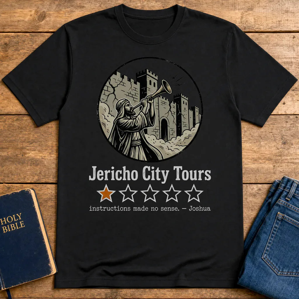 Jericho City Tours T-Shirt - Black