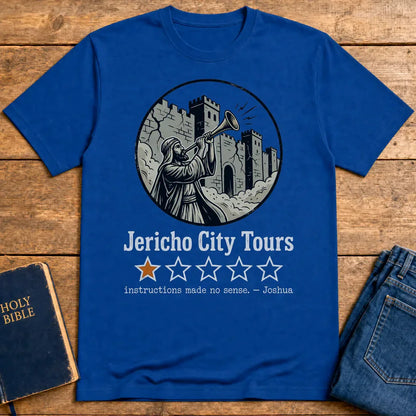 Jericho City Tours T-Shirt - Royal