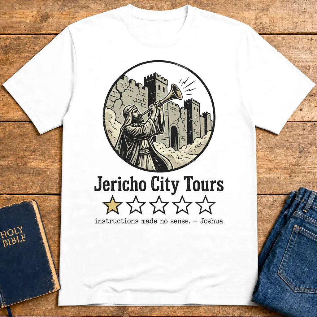 Jericho City Tours T-Shirt - White