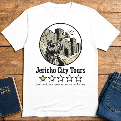 Jericho City Tours T-Shirt - White