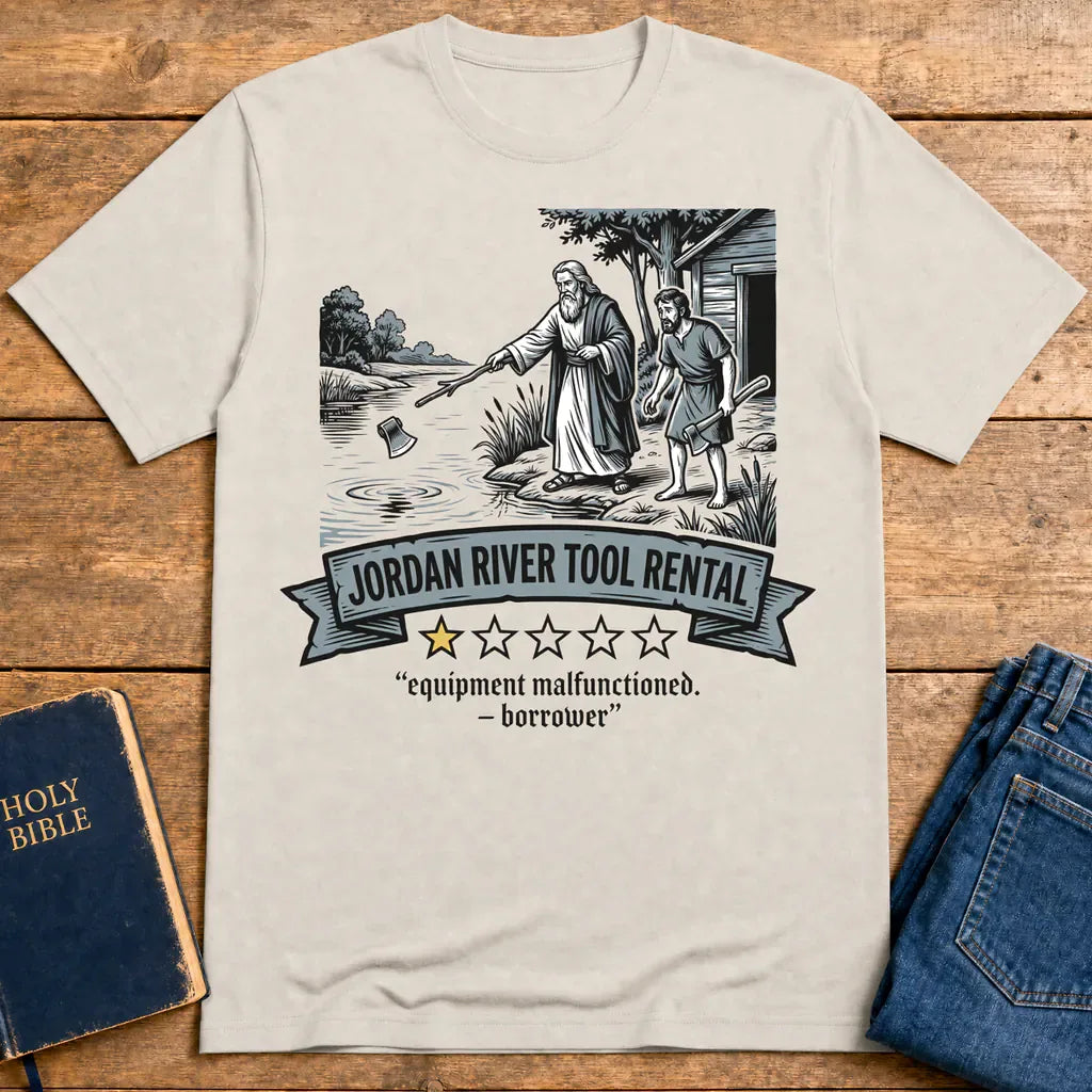 Jordan River Tool Rental T-Shirt - Ice Grey