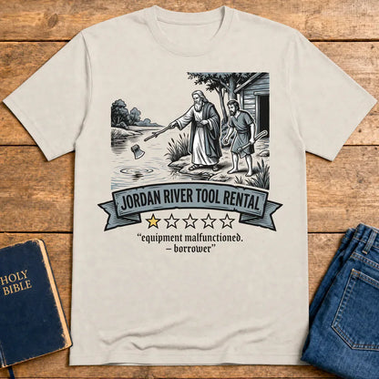 Jordan River Tool Rental T-Shirt - Ice Grey