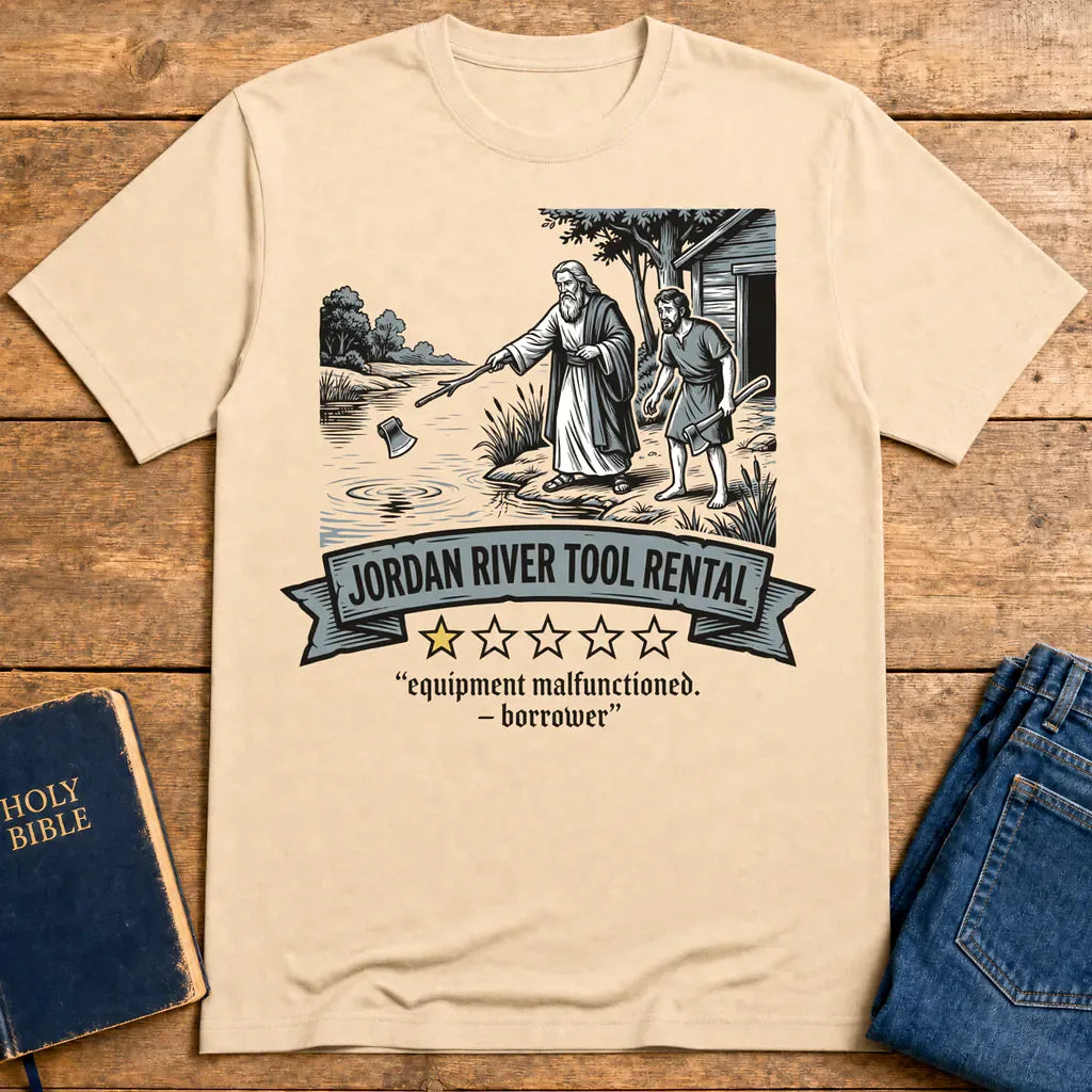 Jordan River Tool Rental T-Shirt - Natural
