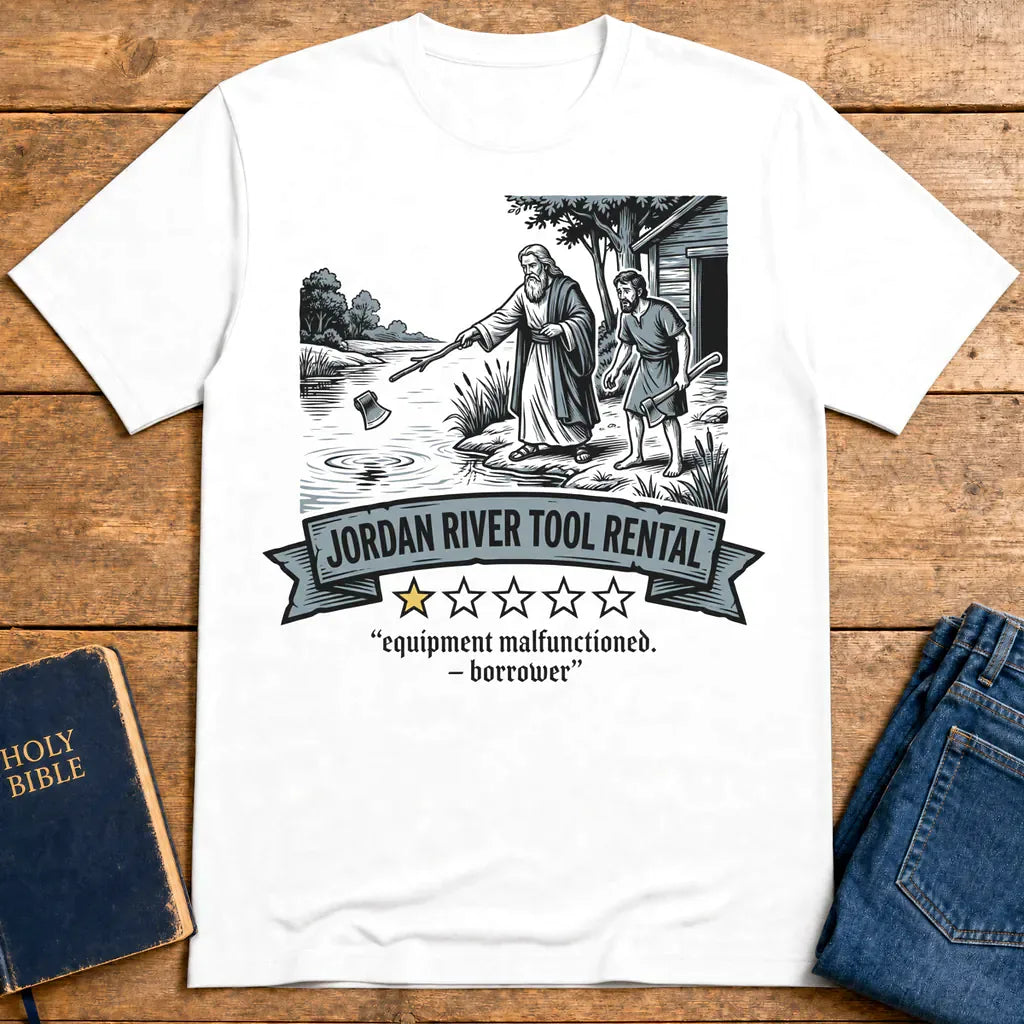 Jordan River Tool Rental T-Shirt - White