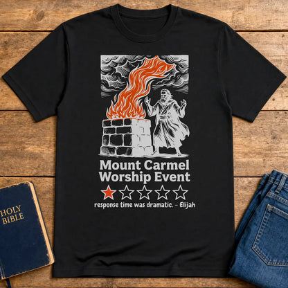 Mount Carmel Worship Event T-Shirt - Black