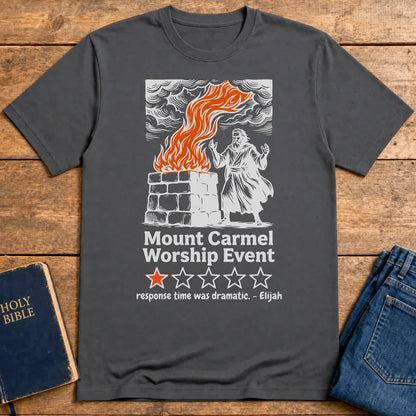 Mount Carmel Worship Event T-Shirt - Charcoal