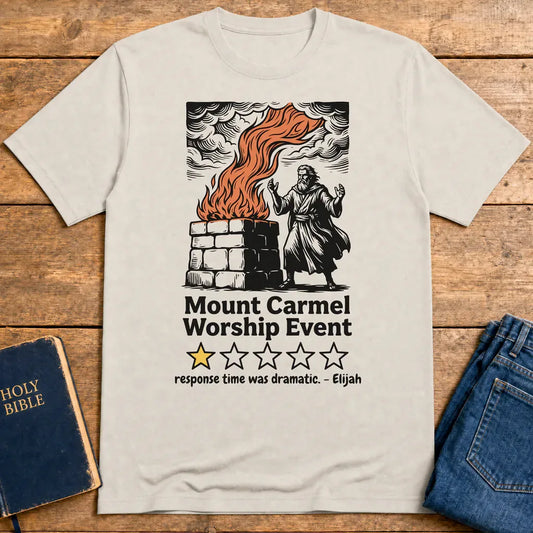 Mount Carmel Worship Event T-Shirt - Ice Grey