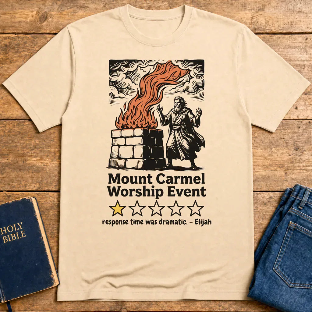 Mount Carmel Worship Event T-Shirt - Natural