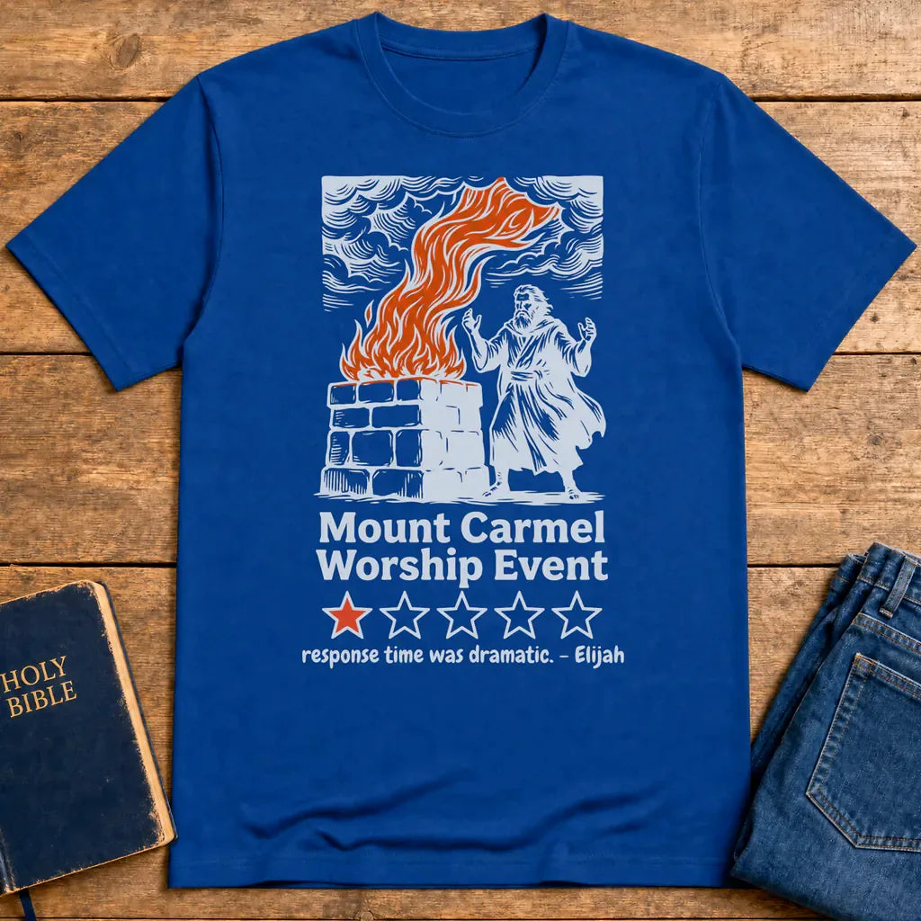 Mount Carmel Worship Event T-Shirt - Royal