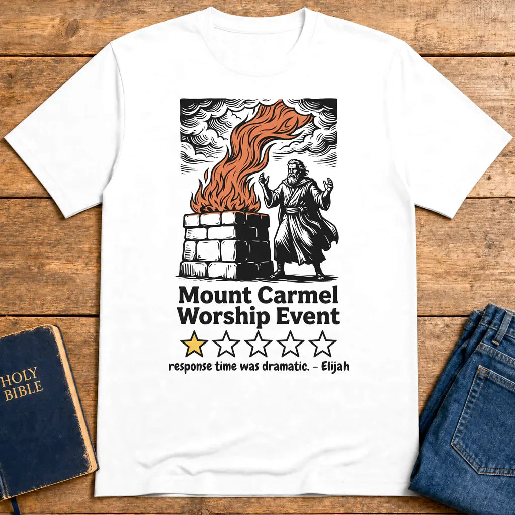 Mount Carmel Worship Event T-Shirt - White