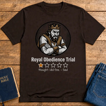 Royal Obedience Trial T-Shirt - Dark Chocolate