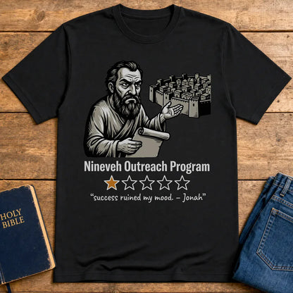 Nineveh Outreach Review T-Shirt - Black