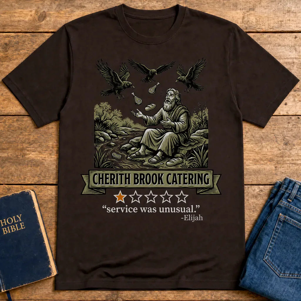 Cherith Brook Catering T-Shirt - Dark Chocolate