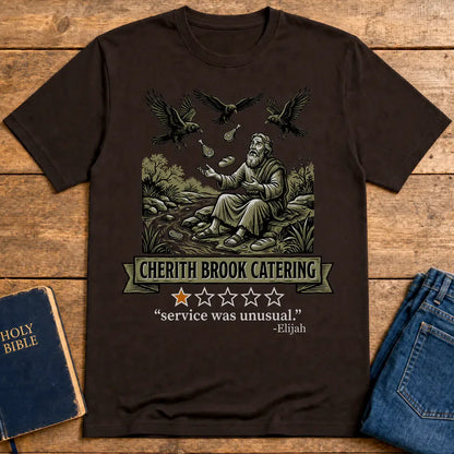 Cherith Brook Catering T-Shirt - Dark Chocolate