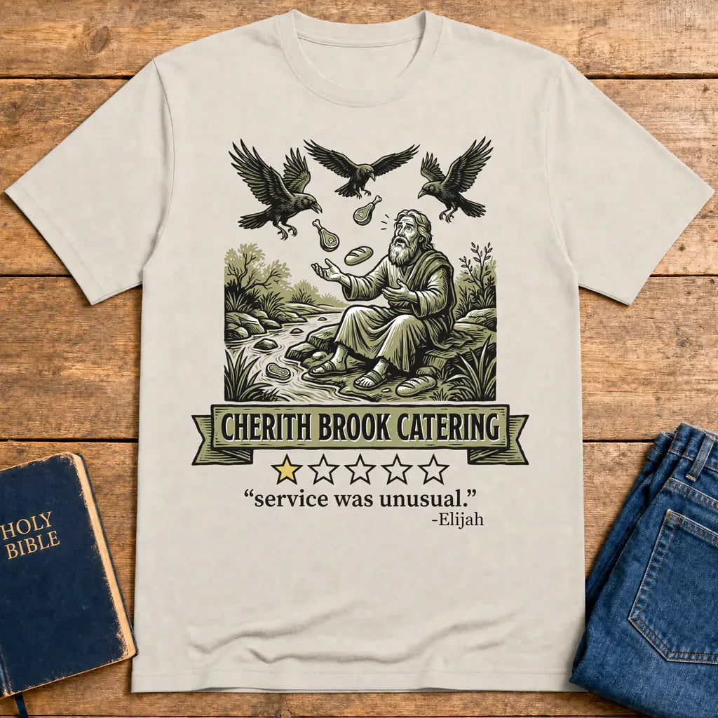 Cherith Brook Catering T-Shirt - Ice Grey