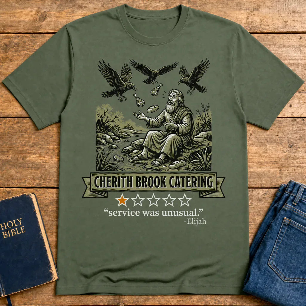 Cherith Brook Catering T-Shirt - Military Green