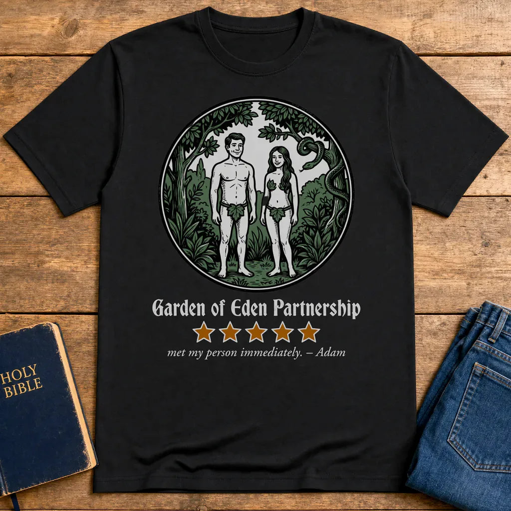 Garden of Eden Partnership T-Shirt - Black