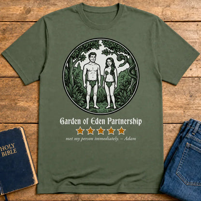 Garden of Eden Partnership T-Shirt - Military Green