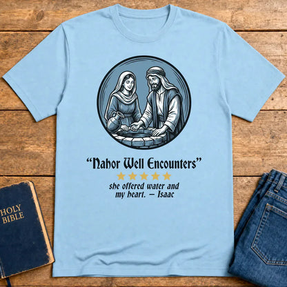 Nahor Well Encounters T-Shirt - Light Blue