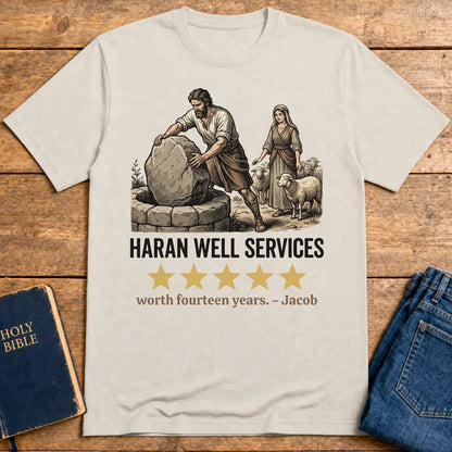 Haran Well Services T-Shirt - Ice Grey