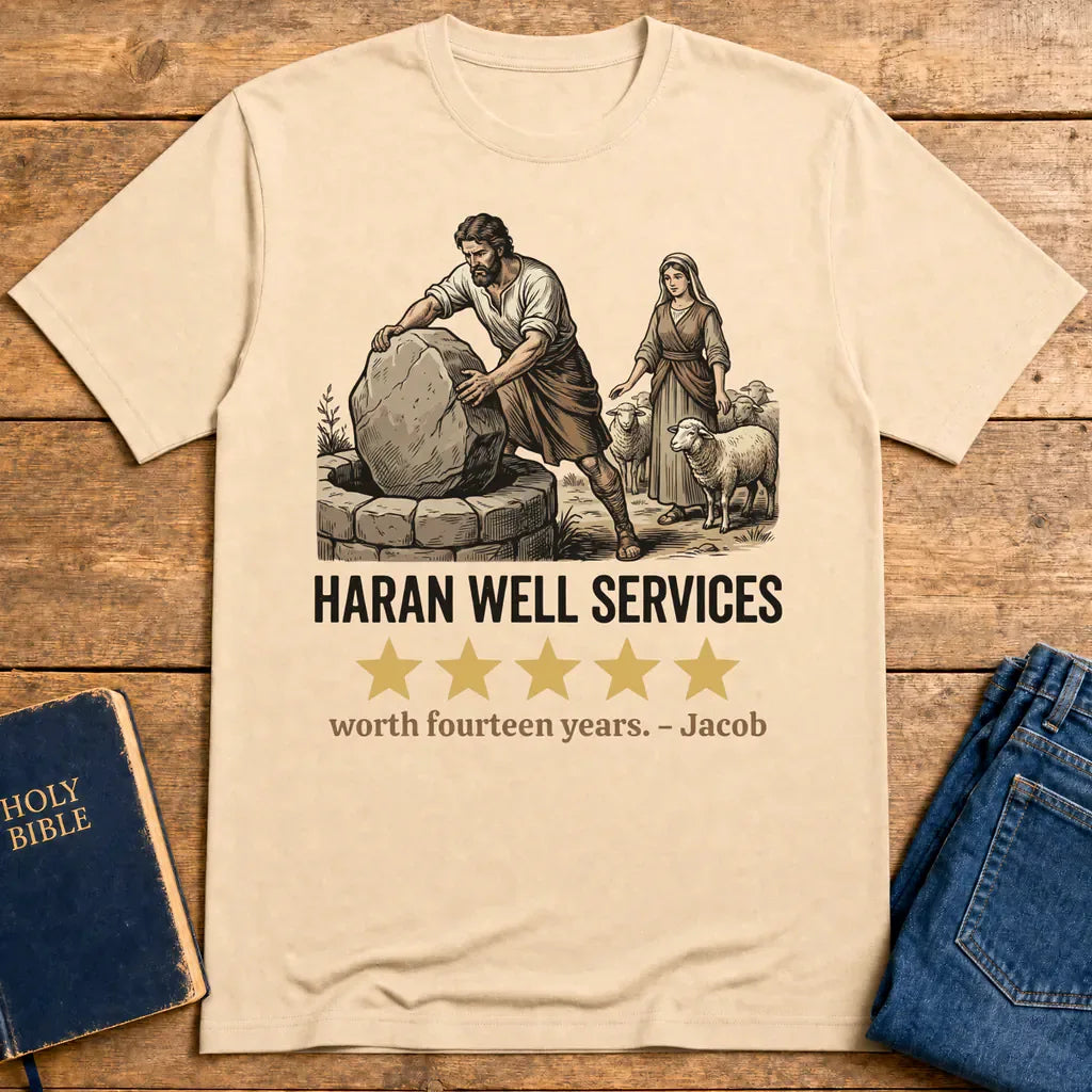 Haran Well Services T-Shirt - Natural