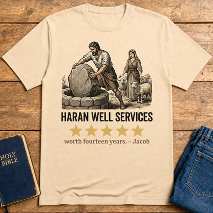 Haran Well Services T-Shirt - Natural