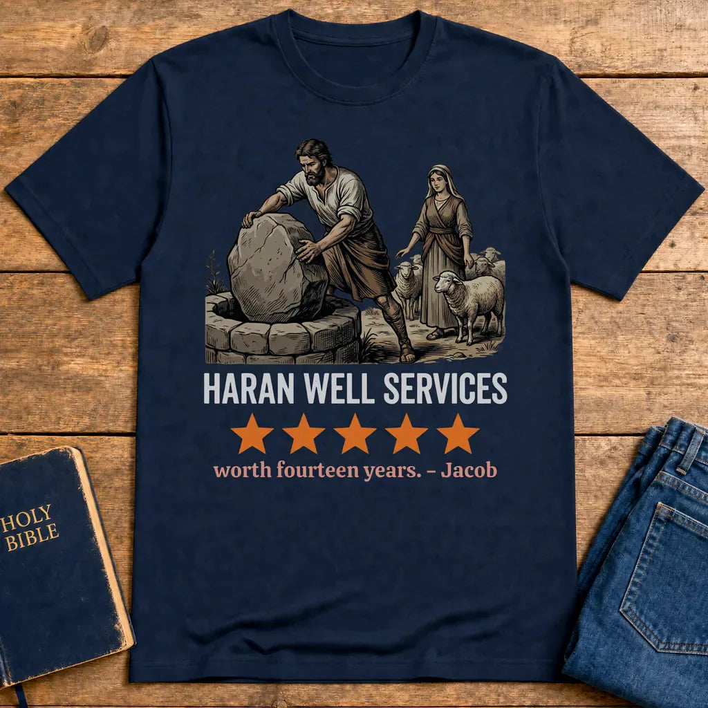 Haran Well Services T-Shirt - Navy