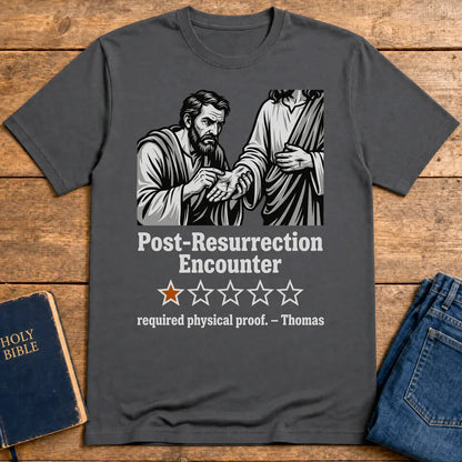 Post-Resurrection Encounter T-Shirt - Charcoal