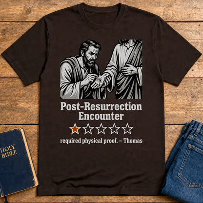 Post-Resurrection Encounter T-Shirt - Dark Chocolate