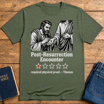 Post-Resurrection Encounter T-Shirt - Military Green
