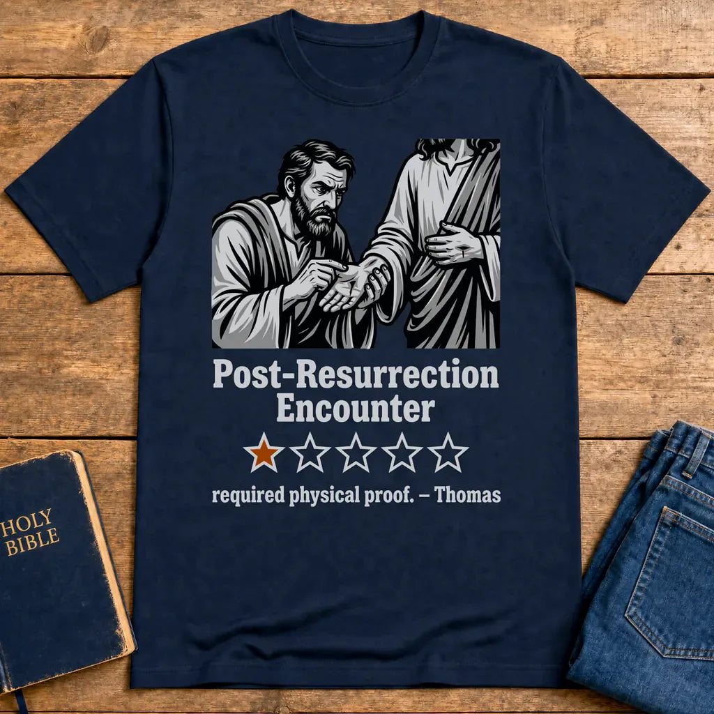 Post-Resurrection Encounter T-Shirt - Navy