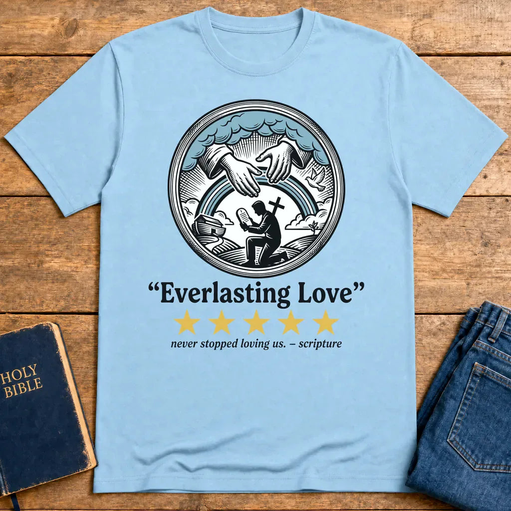 Everlasting Love T-Shirt - Light Blue