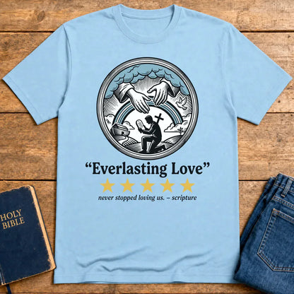 Everlasting Love T-Shirt - Light Blue