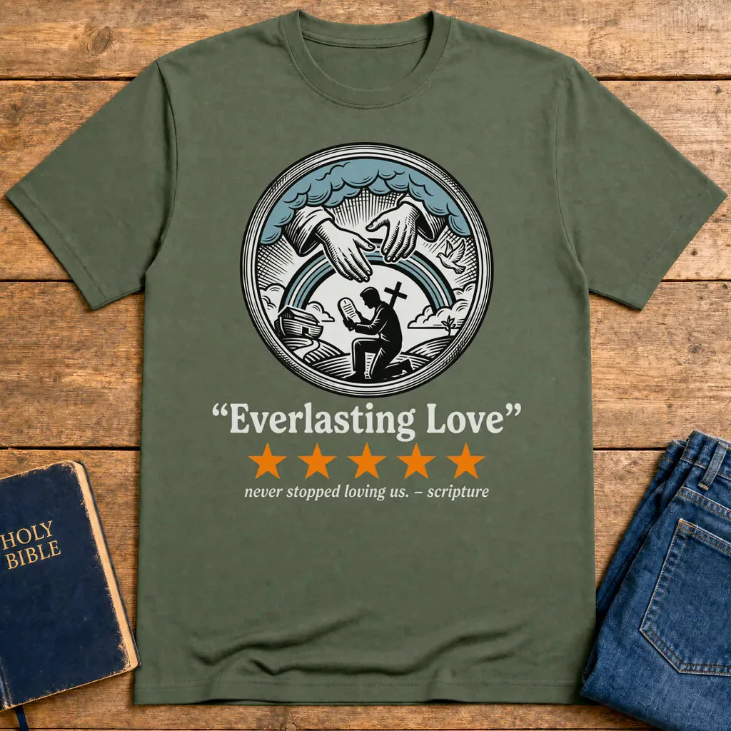 Everlasting Love T-Shirt - Military Green