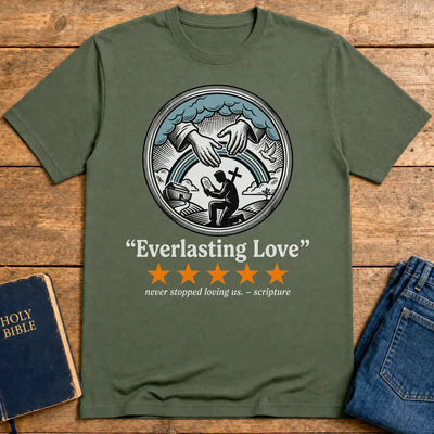 Everlasting Love T-Shirt - Military Green