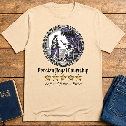 Persian Royal Courtship T-Shirt - Natural