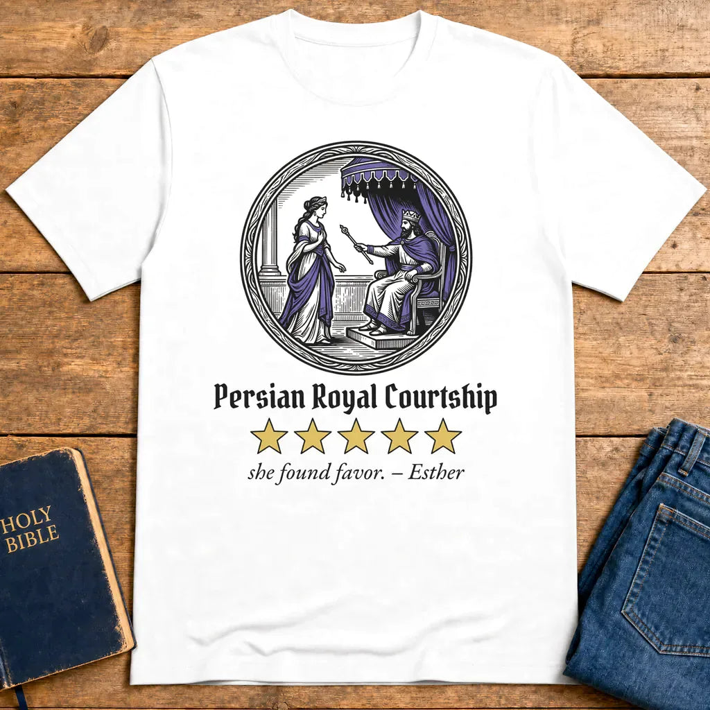 Persian Royal Courtship T-Shirt - White