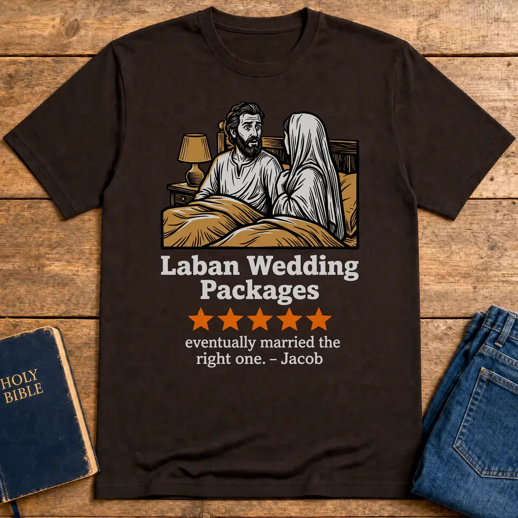 Laban Wedding Packages T-Shirt - Dark Chocolate
