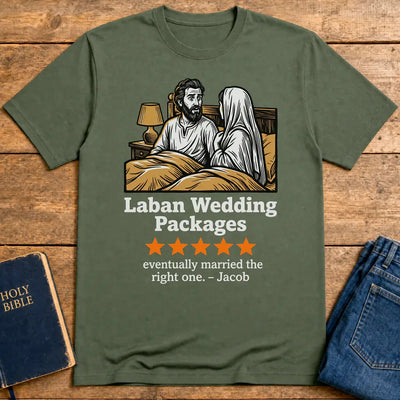 Laban Wedding Packages T-Shirt - Military Green