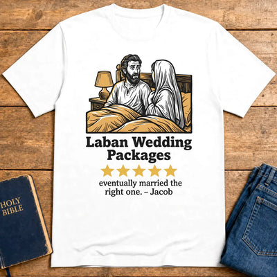 Laban Wedding Packages T-Shirt - White