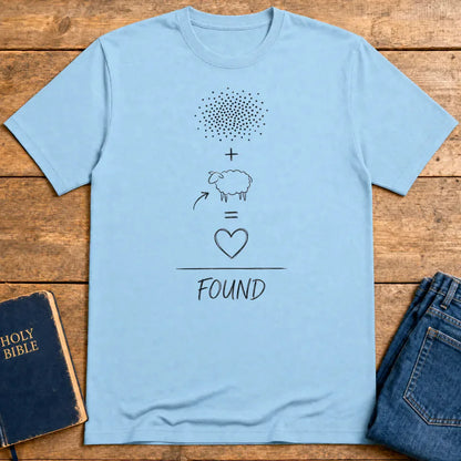 Lost Sheep Found T-Shirt - Light Blue