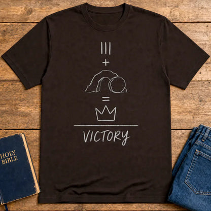 Resurrection Victory T-Shirt - Dark Chocolate