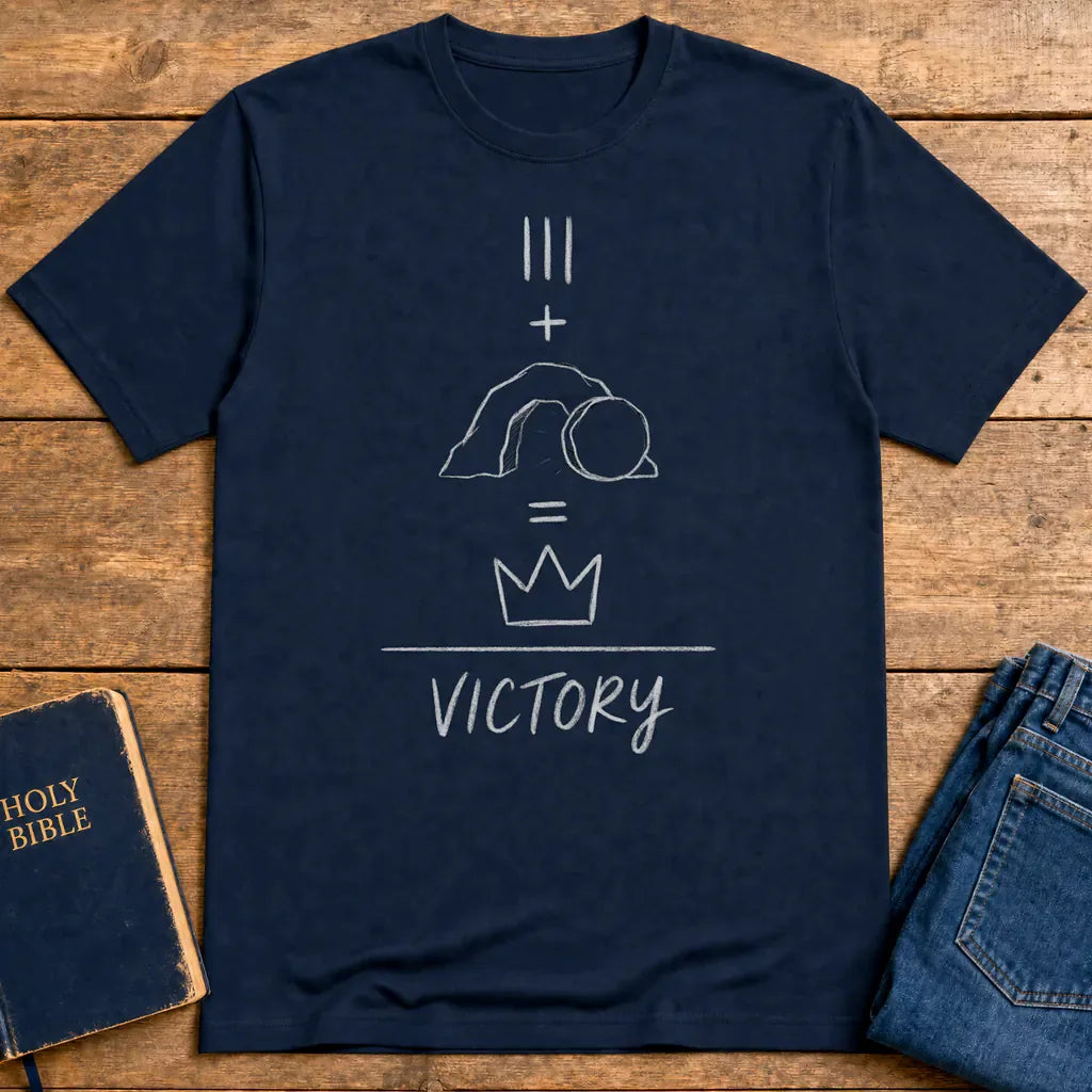 Resurrection Victory T-Shirt - Navy