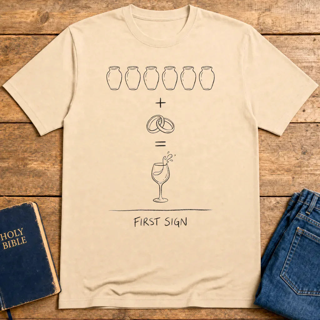 First Sign Miracle T-Shirt - Natural