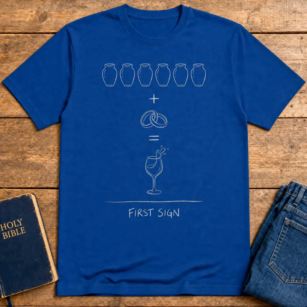 First Sign Miracle T-Shirt - Royal