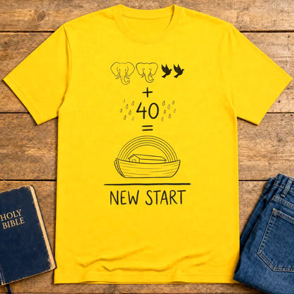 New Start Equation T-Shirt - Daisy
