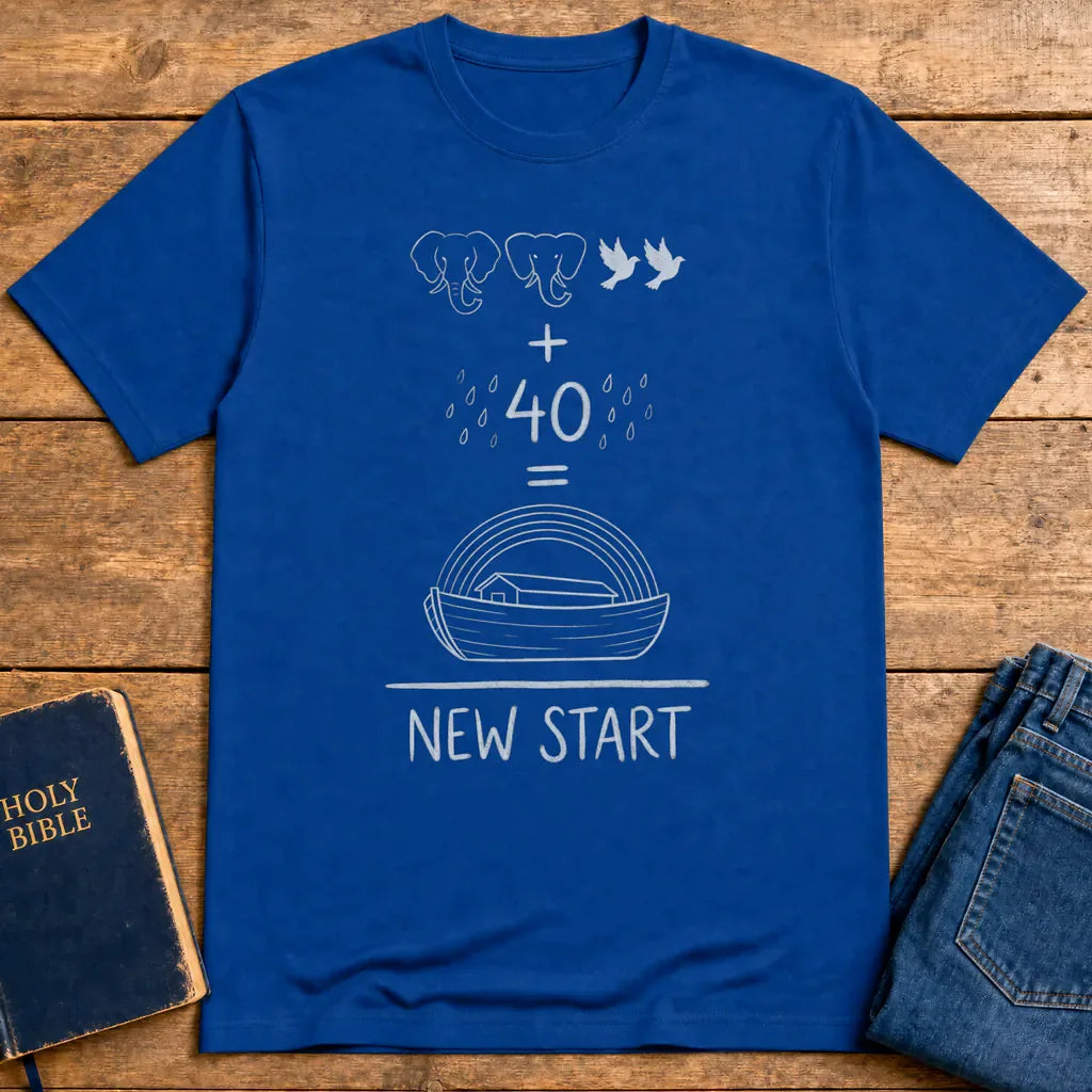New Start Equation T-Shirt - Royal