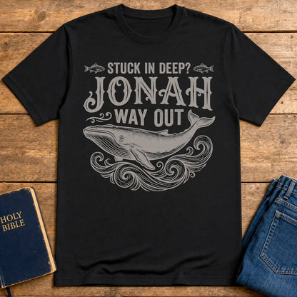 Jonah Way Out T-Shirt - Black