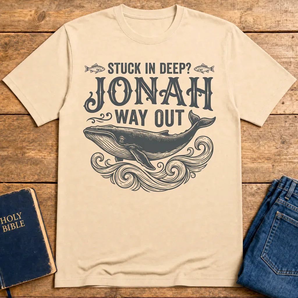 Jonah Way Out T-Shirt - Natural