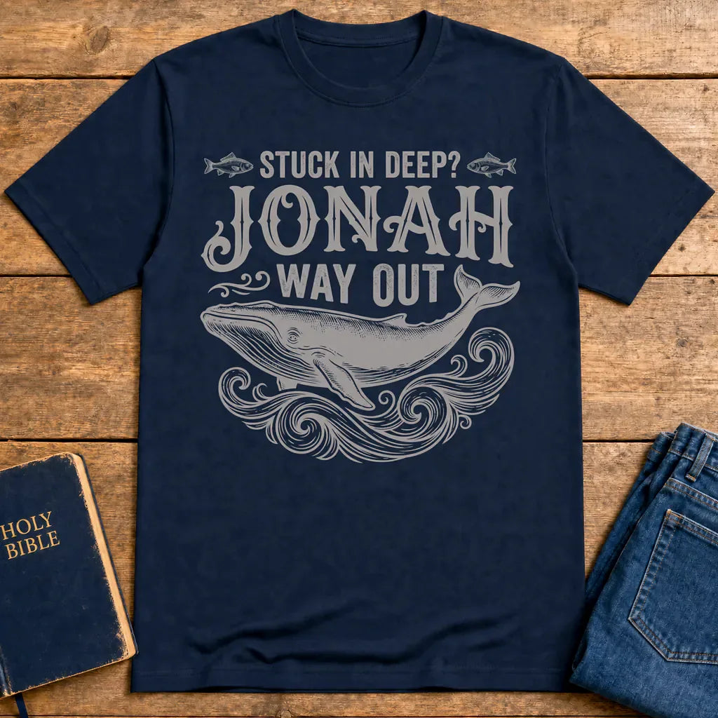 Jonah Way Out T-Shirt - Navy